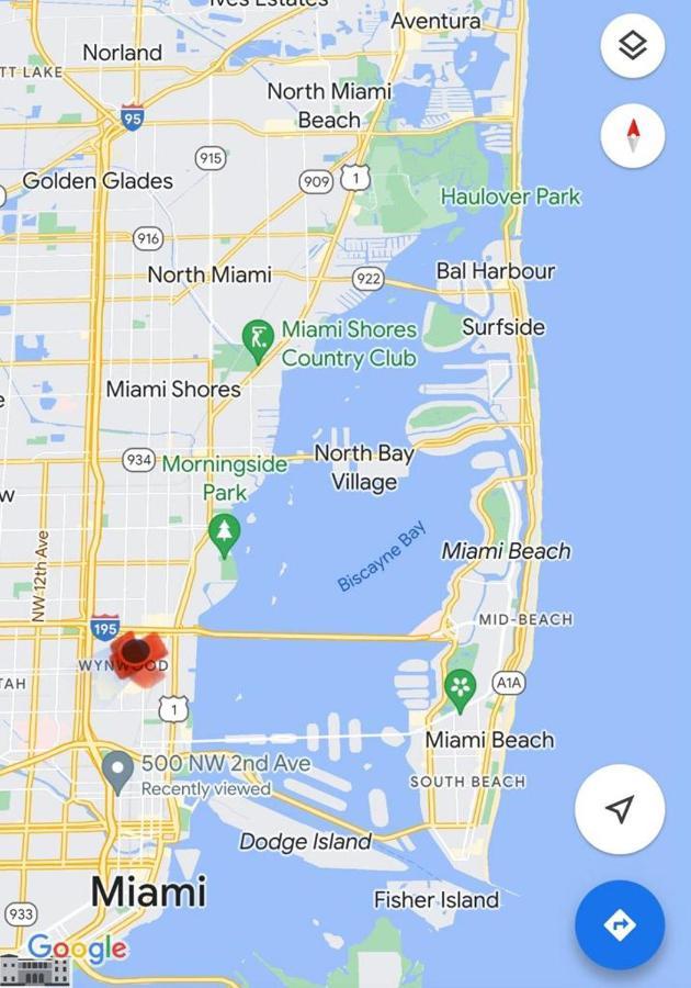 Quiet & Centrally Located House - Private Parking, Laundry And Storage For Luggage Miami Luaran gambar