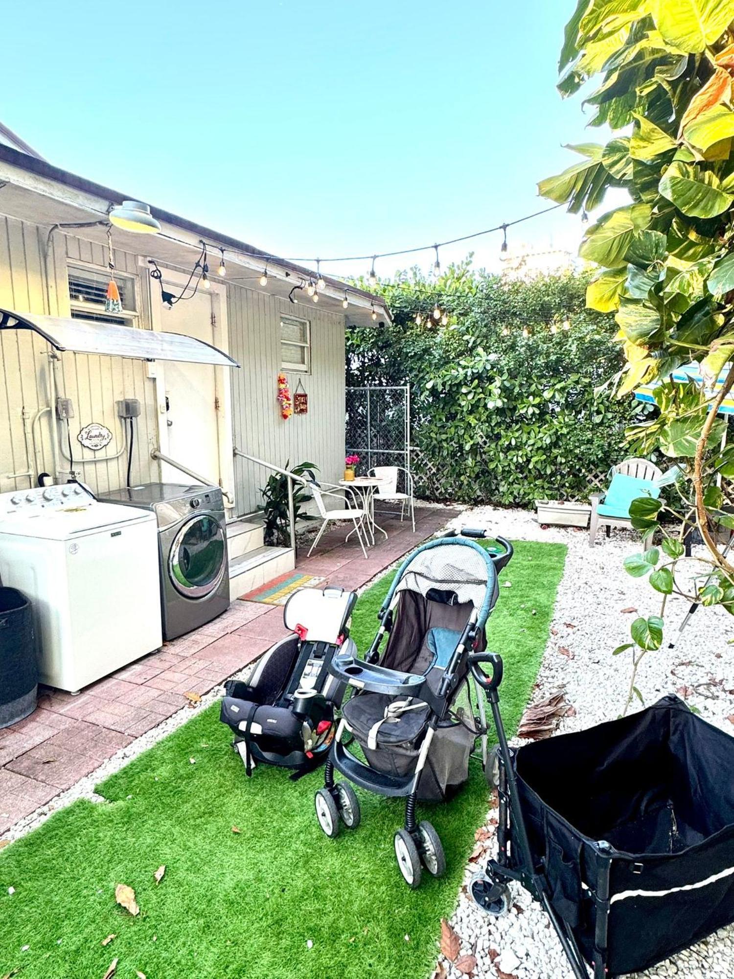 Quiet & Centrally Located House - Private Parking, Laundry And Storage For Luggage Miami Luaran gambar